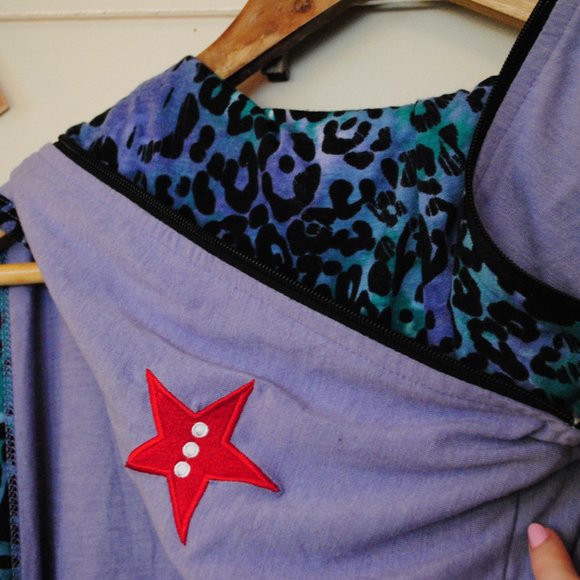 Unique Hooded Lavender Romper - Picture 9 of 12